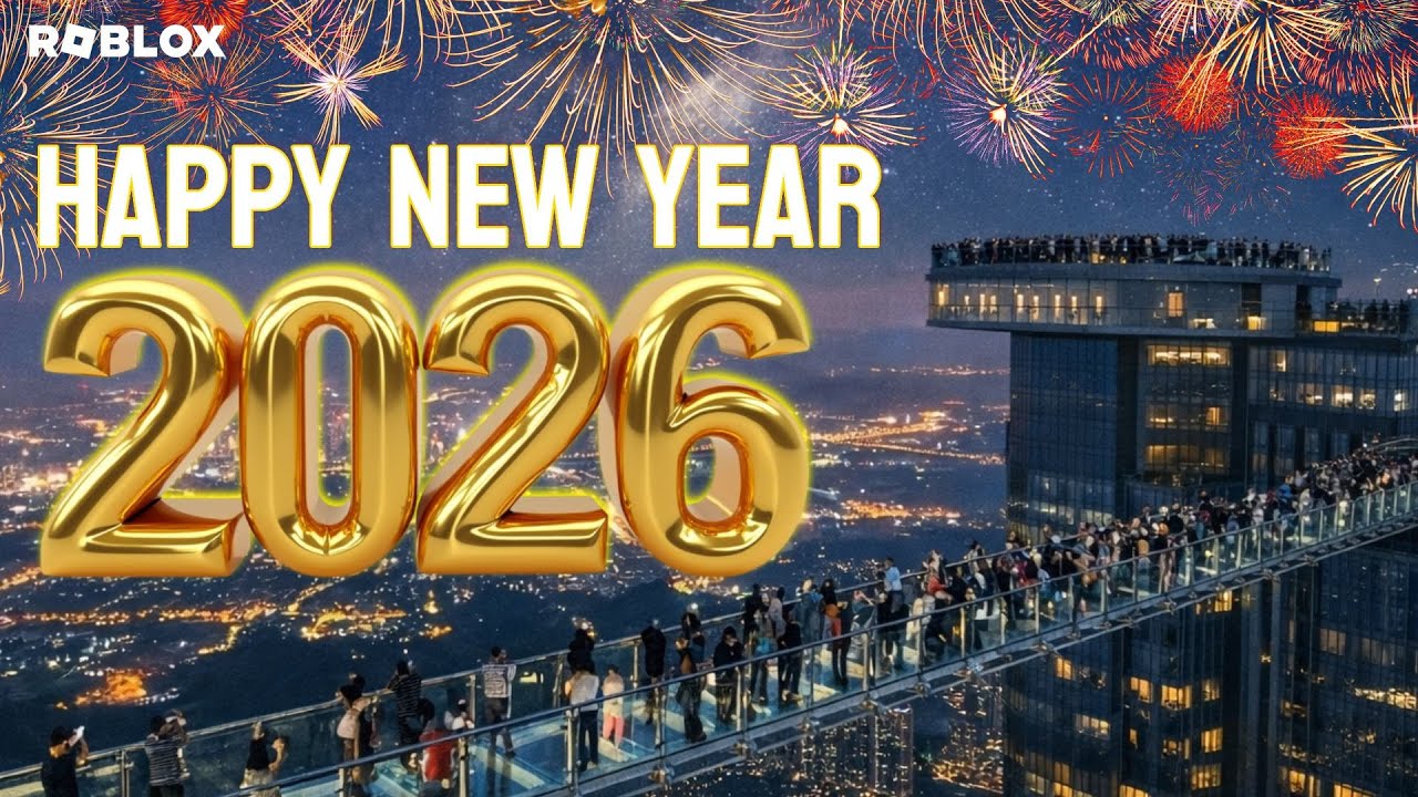 HAPPY NEW YEAR 2026 SELAMAT TAHUN BARU GUYS MOUNT FICTION FIREWORKS 