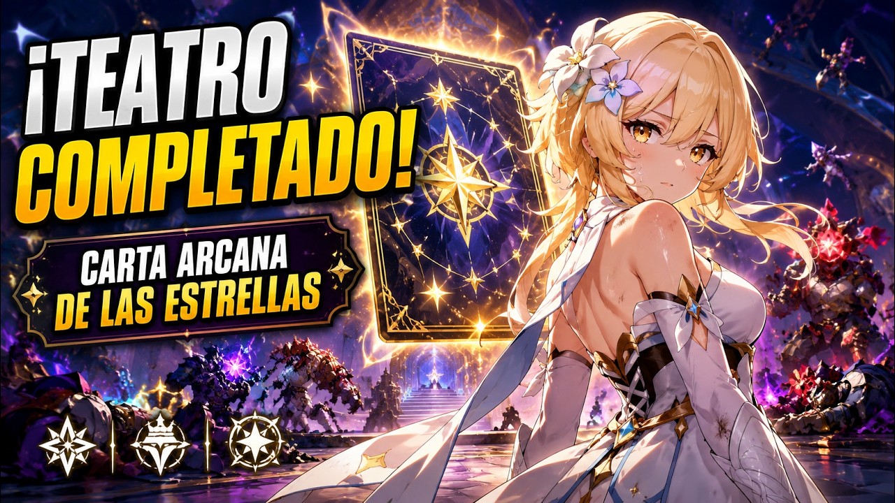 ¡TEATRO COMPLETADO! ⭐ Conseguimos la Carta Arcana de las Estrellas | Genshin Impact En Vivo 20260614