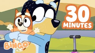 30 minutes of exciting bingo games fun with bluey friends bingo official channel
