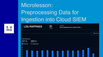 Micro Lesson: Preprocessing Data for Ingestion into Cloud SIEM