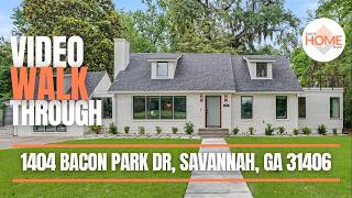 FOR SALE | 1404 Bacon Park Drive, Savannah GA 31406