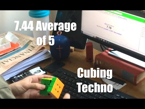 7.44 avg 5! Avec le dernier solve qui tombe sur le drop de la musique