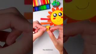 paper wall decor idea #diy #handmad #craftideas #howtomakediy #shorts