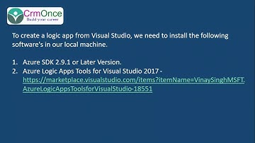 Session 3 : how to create a  Logic App from Visual Studio