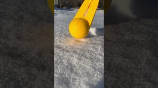 The Most Satisfying Snowball #Satisfying #Shorts
