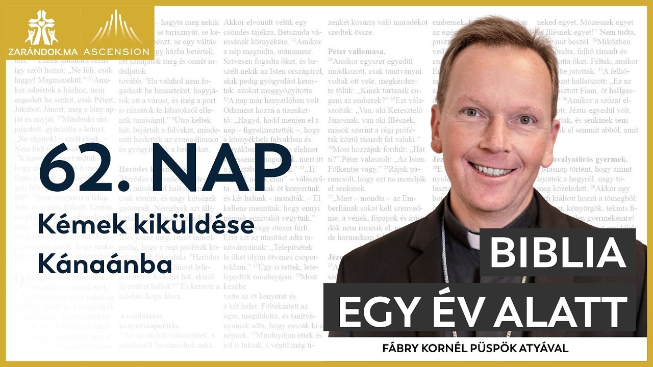 62. nap: Kémek kiküldése Kánaánba – Biblia egy év alatt podcast