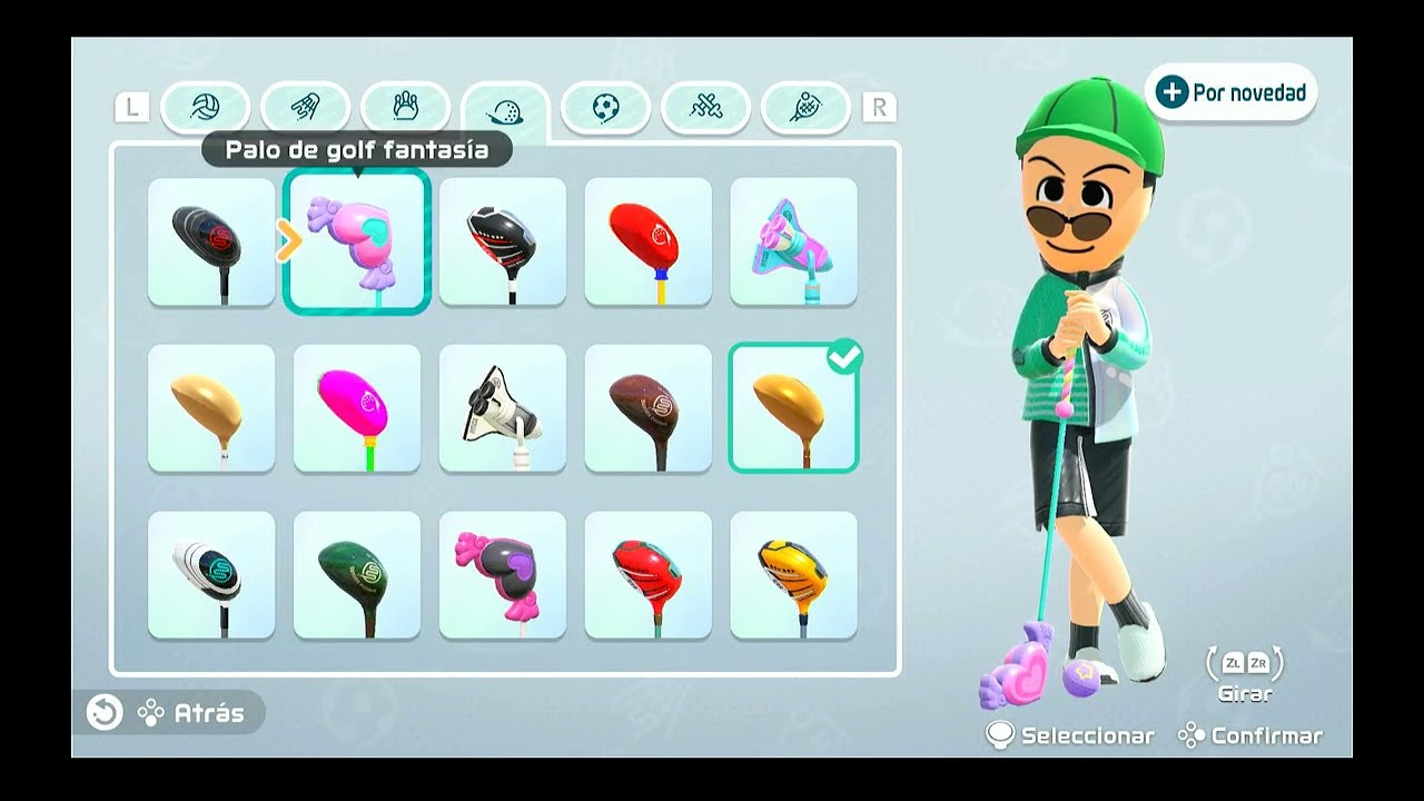 Nintendo Switch Sports: All Items, Hairstyle, Bodies, Outfits, Gold Outfits, crowns and titles.