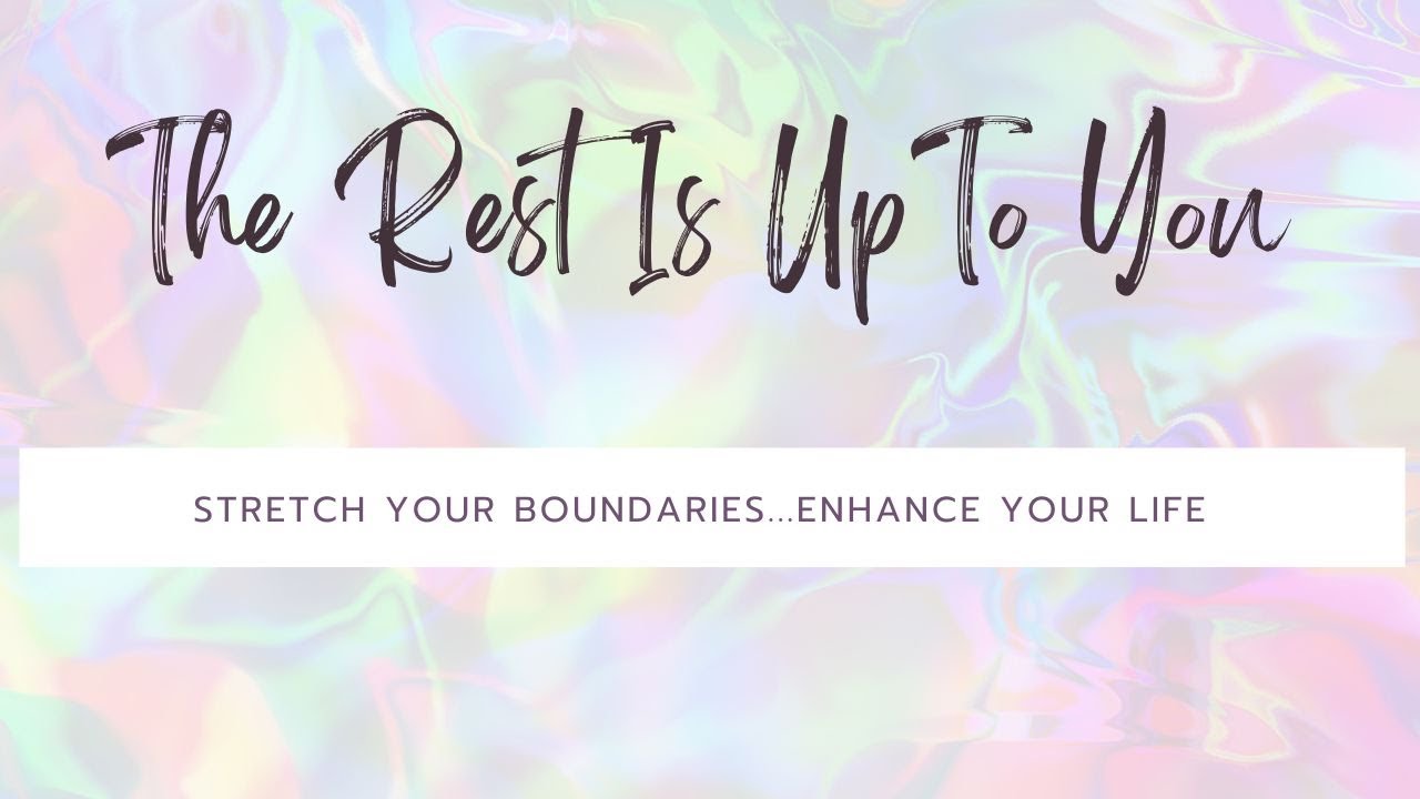Welcome To The Rest Is Up To You YouTube Welcome To The Rest Is Up To You YouTube
