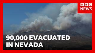 Information Nearly 90,000 told to evacuate as wildfire approaches Reno, Nevada | BBC News News