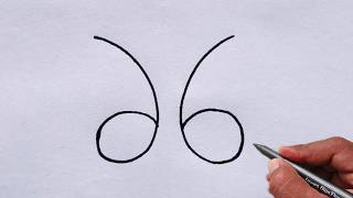 How To Turn 66 Into A Beautiful Drawing Easy Art Trick.