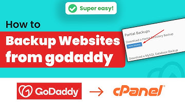 How to take backup of website from cPanel GoDaddy 2024 | Initial Solution