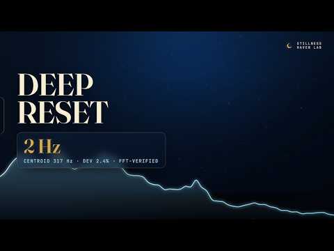 Deep Reset — 2 Hz Delta for Recovery, 90 Min | Science-Based