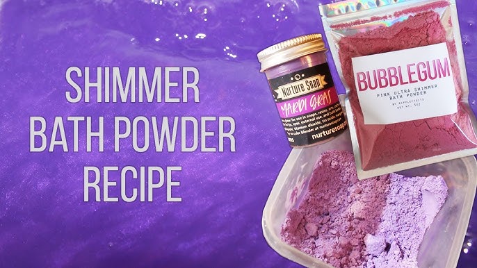 How to Bloom Mica powder for Bath Bombs! 