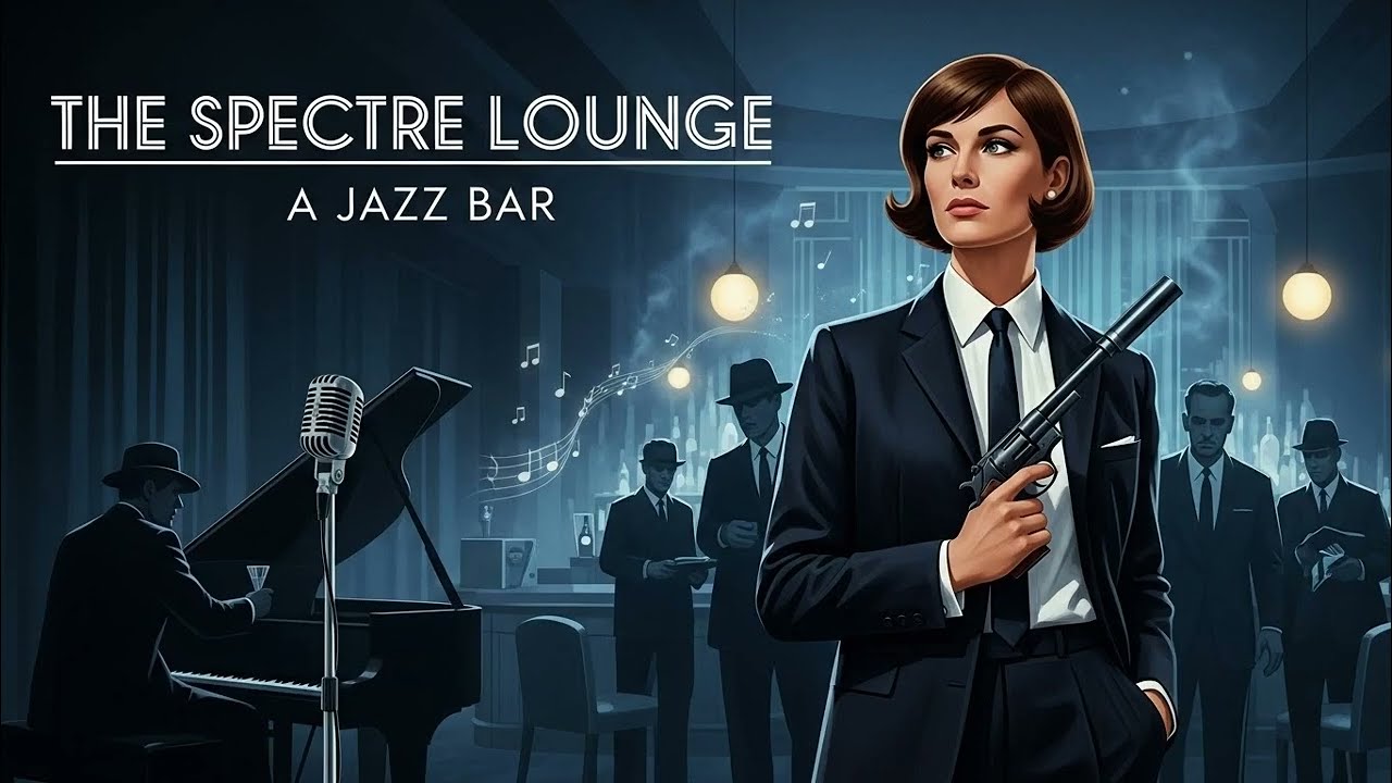 Dead Drops, Double Agents | Noir Jazz Ambience — Rainy Night Lounge