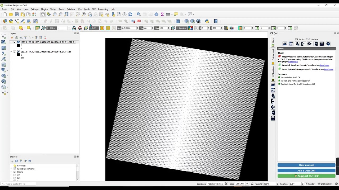 Nếu bạn gặp phải ScanLine error khi sử dụng Landsat 7 ETM+, QGIS là giải pháp tuyệt vời cho bạn. Bạn có thể dễ dàng khắc phục lỗi này thông qua một số thao tác đơn giản trên QGIS. Hãy tìm hiểu ngay trên YouTube về các bước giải quyết lỗi này với QGIS.