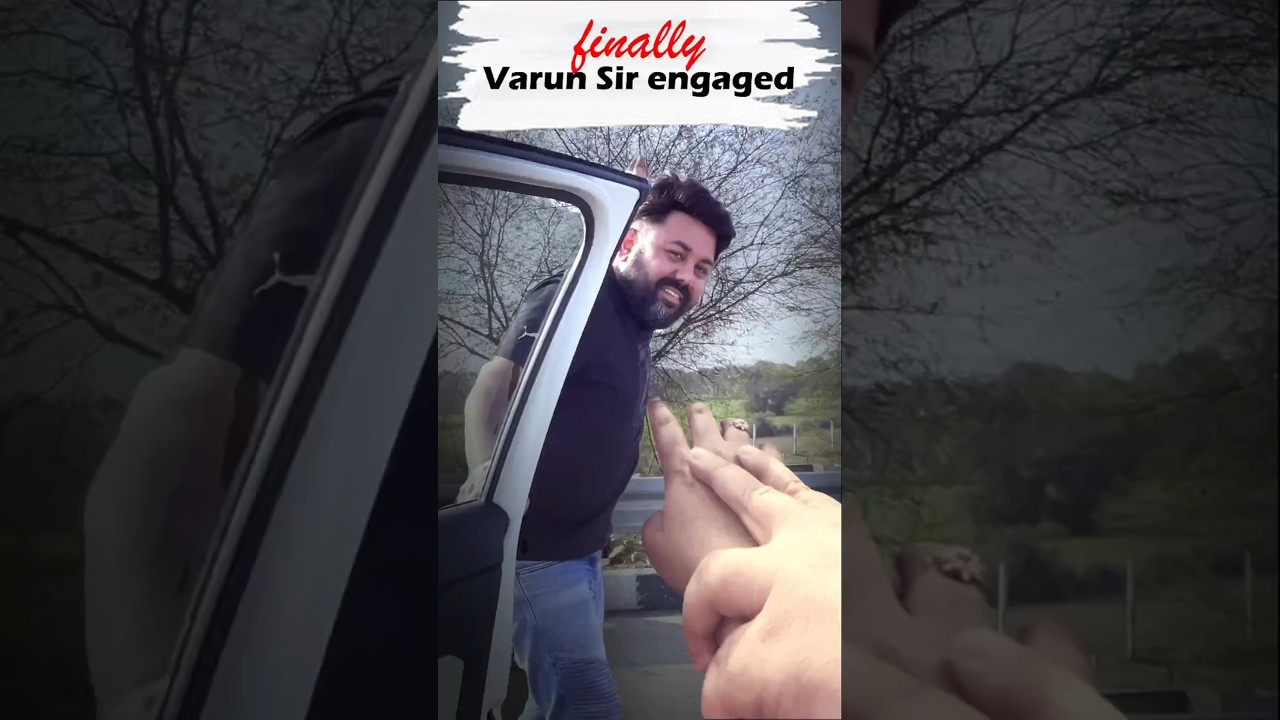 Finally Varun Sir Engaged💐: A Love-Filled Journey Begins!😇|#varunawasthi #engaged #love #newjourney