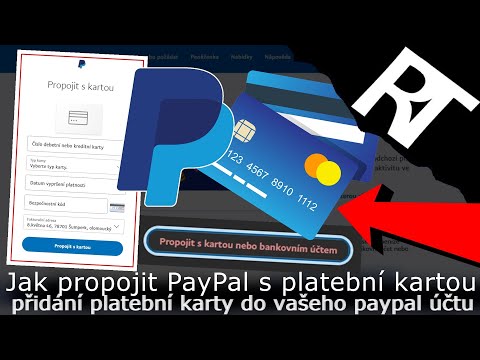 Jak propojit/přidat platební kartu do PayPal – jak poslat/dobít peníze na PayPal (tutoriál)