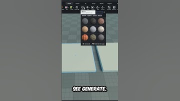 YOU CAN NOW GENERATE TEXTURES IN ROBLOX STUDIO! 🎨⚡ #roblox #robloxstudio