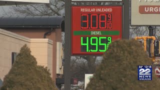 Gas prices in Springfield have risen 6.5 cents per gallon