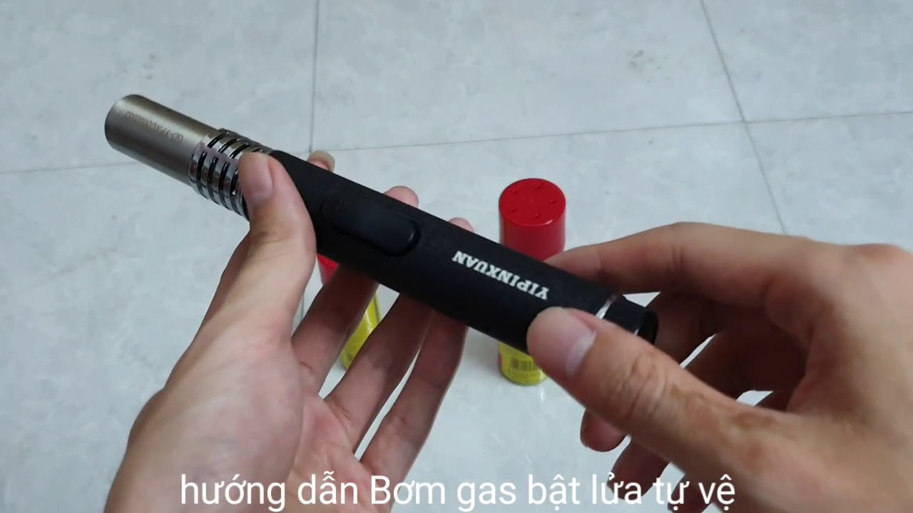 hướng dẫn Bơm ga Bật lửa khò tự vệ, LH 096 479 6894 - youtube