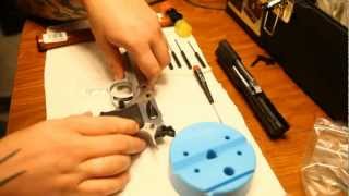 Remove Hammer, Hammer Spring, And Sear Housing From EAA Tanfoglio Witness Elite Match
