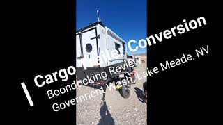 Cargo Trailer Conversion - Boondocking at Government Wash
