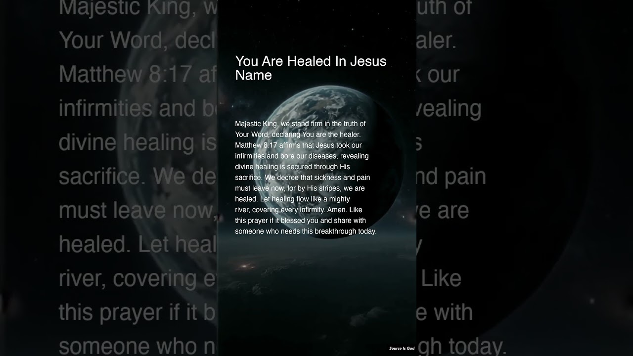 A Prayer For Healing 