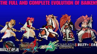 The FULL and COMPLETE Evolution of Baiken From Guilty Gear
