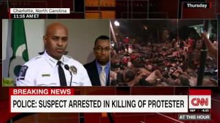 Charlotte police: Suspect arrested in protester death