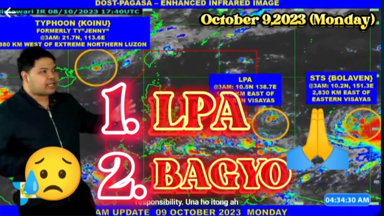 2 BAGYO 1 LPA weather update Ngayon Umaga October 9,2023 (Monday