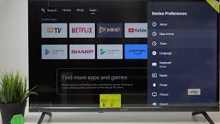 SHARP Android TV – How to Enable or Disable High Contrast Text