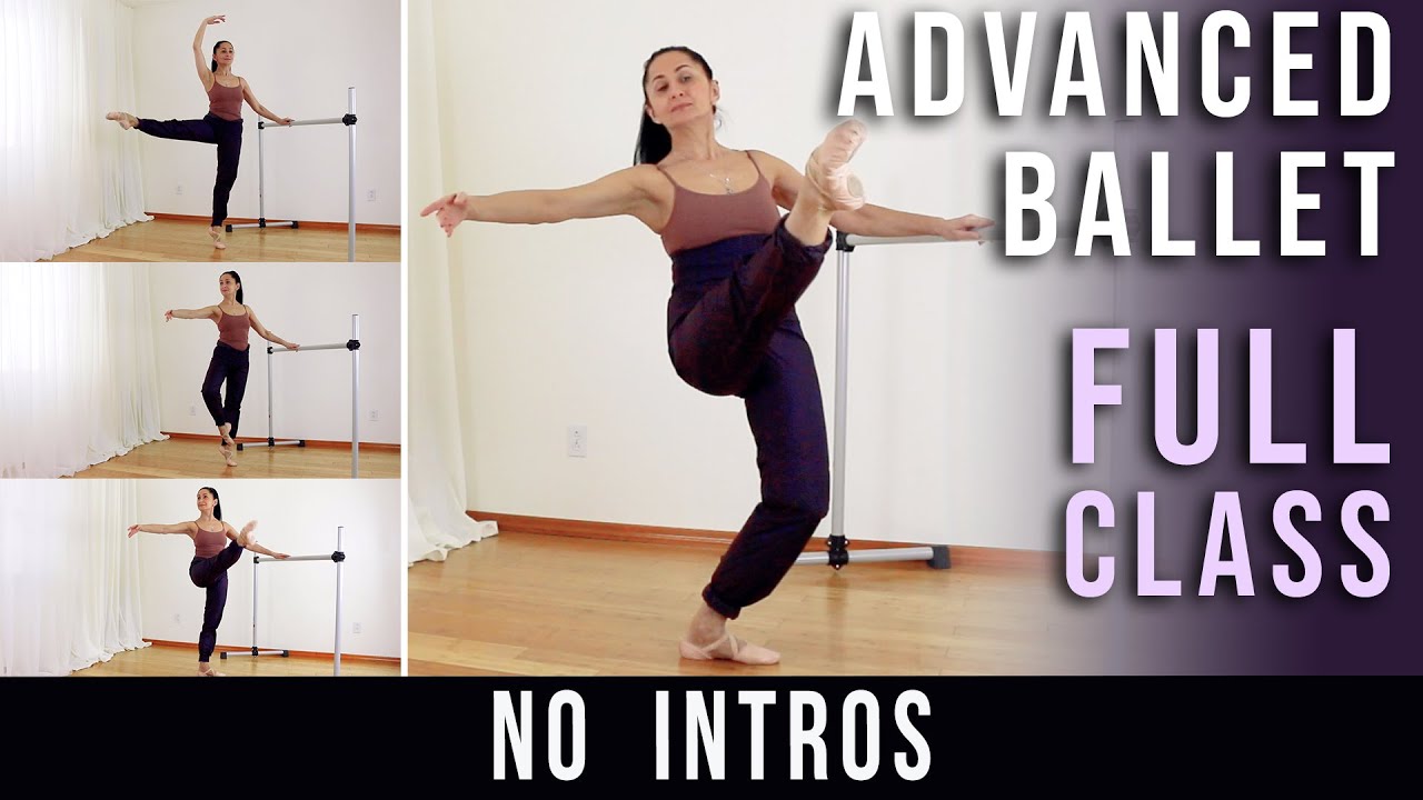 NO INTROS | Full Online Ballet Barre Class | ADVANCED BALLET CLASS AT HOME | Nataliya Bondar-Shelest