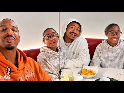 Stevie J Takes Daughter Eva & Son Stevie Out To Dinner! 🍽