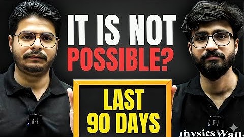 90 DAYS LEFT - WHAT TO DO NOW?😨 | Topper