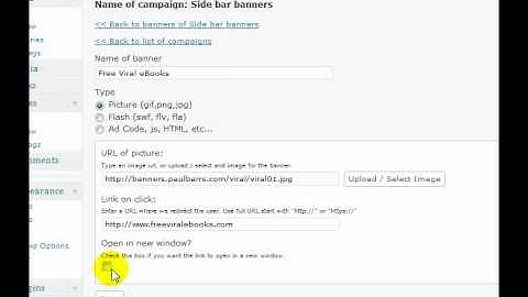 WordPress Video Tutorial 18 - Adding Banners
