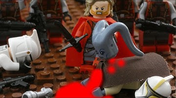 The MOST VIOLENT Clone Wars Battle LEGO Star Wars stop motion