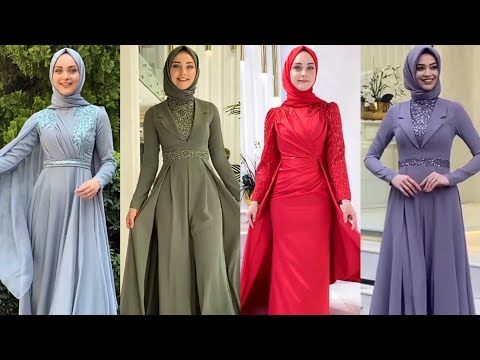 Muhteşem Tesettür Abiye Modelleri Yeni Koleksiyon, Wedding hijab Evening dresses فساتين محجبات