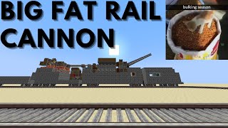 RAIL CANNON in CREATE: Big cannons | Concept for Create Aeronautics/Offroad