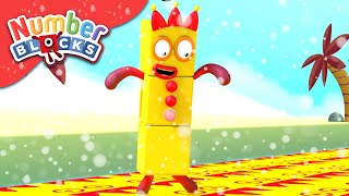 @Numberblocks- Christmas Trap! | Learn to Count