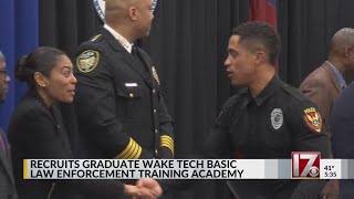 Wake Tech law enforcement graduation