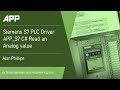 APP S7 TIA - C# Siemens PLC Read an Analog Input Value