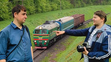 Railways of Belarus: Soviet locomotives, comfortable platforms and a freight-passenger train