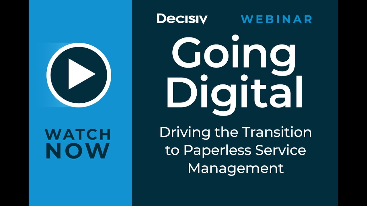 Driving the Digital Transition to Paperless Service Management
