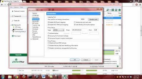 how to put proxies in utorrent