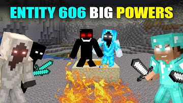 ENTITY 606 VS HEROBRINE POWERS 😱 HEROBRINE PLANNING TRAP HOGALALLA BROTHER