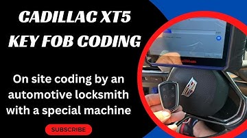 2018 Cadillac XT5 Key Fob Program by a Locksmith #CadillacXT5keyprogram #programCadillacXT5keyfob