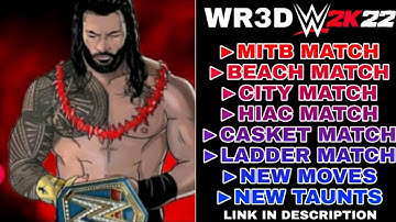 WR3D 2K22 MOD RELEASED WITH COMMENTARY  REAL ENTRANCE, NEW ARENAS#wr3d#WWE #wwenetwork#Trishalgaming
