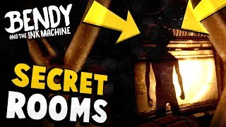 New Secret Rooms Found Hidden Below - Bendy And The Ink Machine Chapter 2 Remastered Secrets