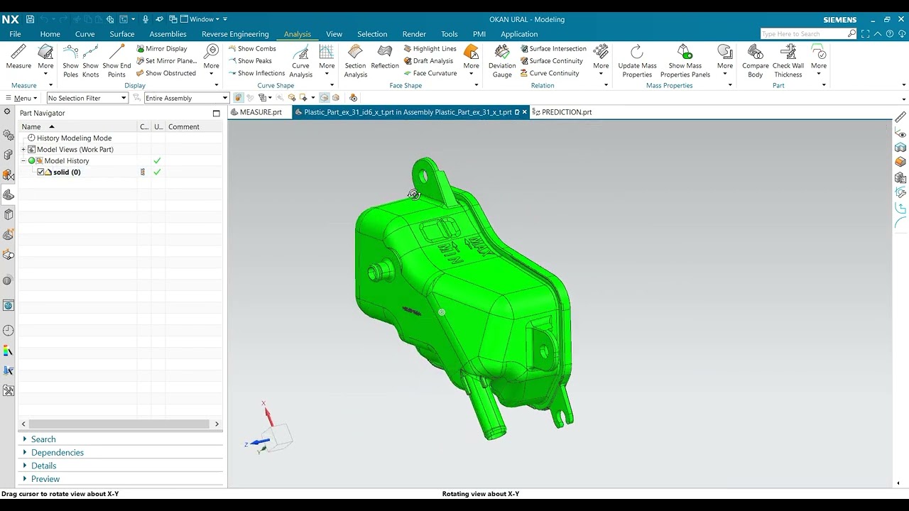 NX Measure ile Et Kalınlığı Ölçme