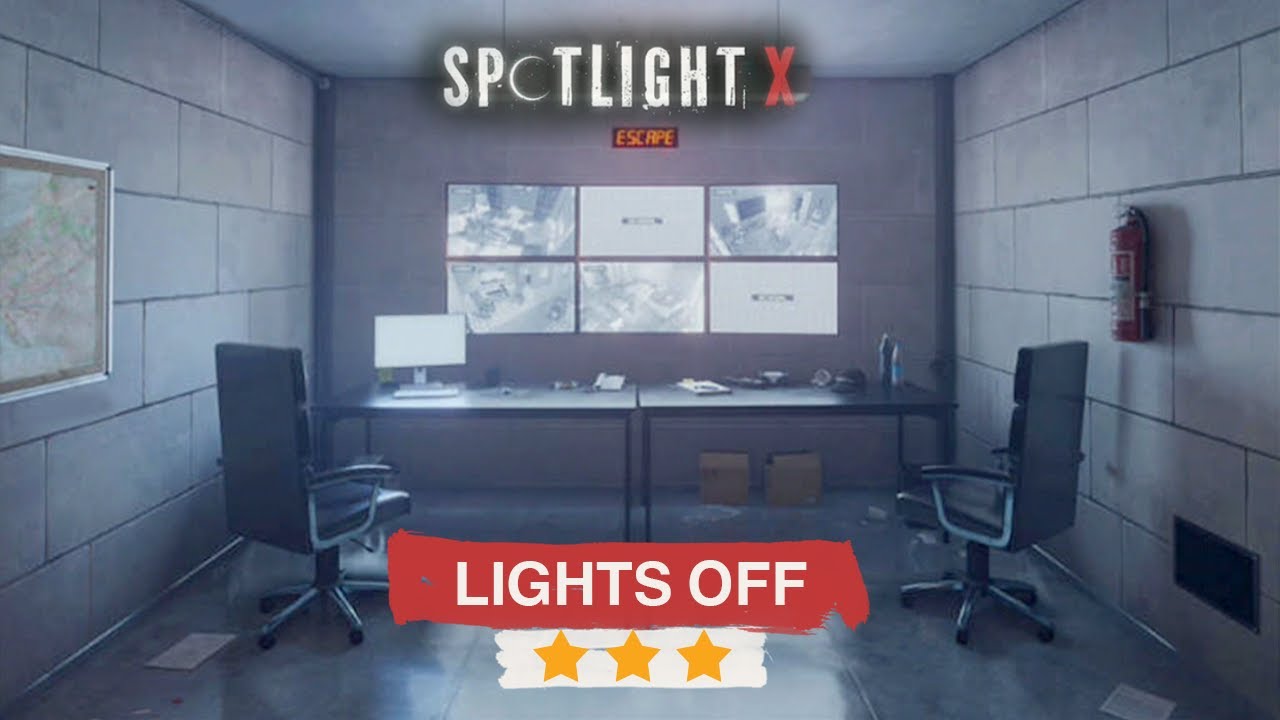 spotlight x room escape chapter 2 lights off walkthrough YouTube